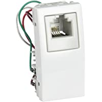 Schneider Electric U3.490.18 Toma Teléfono RJ11- 4 Contactos-Polar